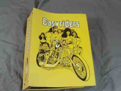 Lot Of 12 Vintage 1978 Easyriders Magazines Inside Yellow Binder Private Stash