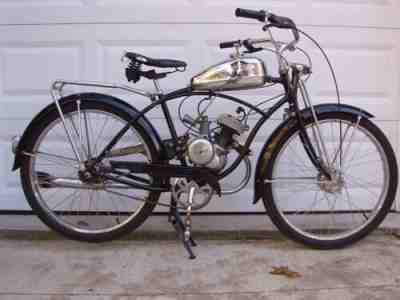 Schwinn Whizzer American Flyer Vintage 1957 Sachs 100cc UA16S 2-speed motorbike