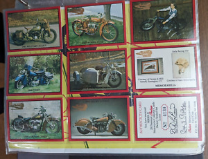 Vintage American Made Harley Davidson Motorcycle Trading Cards