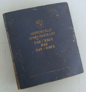 BMW MOTORCYCLE ORIGINAL FACTORY BINDER MANUAL BOOK R50 R60 R60/2 R50/2 R69S R50S