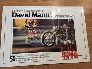 David Mann 50 Masterpieces Motorcycle Art from Easyriders Autographed Limited