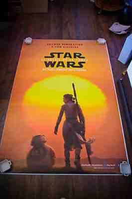 STAR WARS 7 FORCE AWAKENS A 4x6 ft French Grande D/S Original Movie Poster 2015