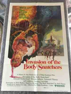 INVASION OF THE BODY SNATCHERS 1978 ORIG 1 SHEET MOVIE POSTER 27