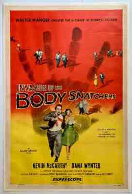 Invasion of the Body Snatchers 1956 Original Movie Poster Linen Backed (27