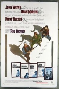 RIO BRAVO (1959) 28180 Original Movie Poster (27x41)  John Wayne   Dean Martin