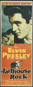 RARE 1957 MGM Jailhouse Rock Elvis Presley ORIGINAL Theater Movie Poster Framed