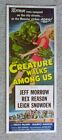 CREATURE WALKS AMONG US ORIGINAL 1956 INSRT MOVIE POSTER LINEN REYNOLD BROWN EX