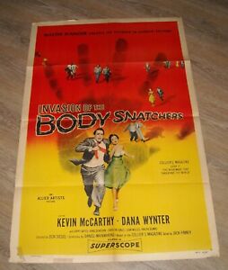 1956 INVASION of the BODY SNATCHERS 1 SHEET MOVIE POSTER DANA WYNTER SCI FI