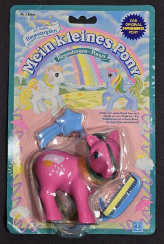 New! MLP My Little Pony Mein Kleines RAINDROP Regentropfen Hasbro MOC 1987