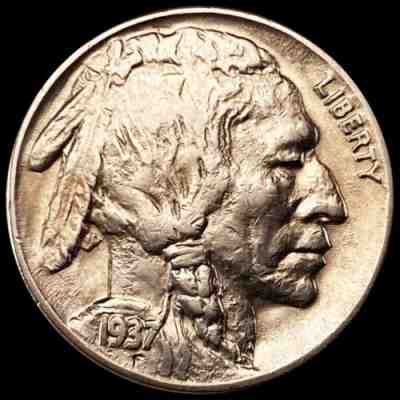 1937-D 3-Leg Buffalo Nickel CLOSELY UNCIRCULATED