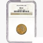 1913-S Buffalo Nickel Coin NGC MS61 Ty 2