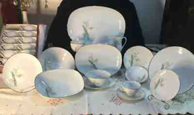 Vintage 1960 Noritake Oriental 6341 92pc. Serving for 12