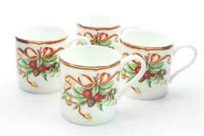 Tiffany Holiday (White Background, Japan) Mug by Tiffany & Co. - Four Piece Set