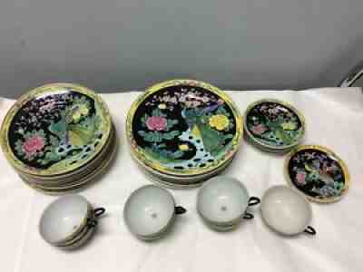 Vintage HAND PAINTED Japanese China 31 Pc Set