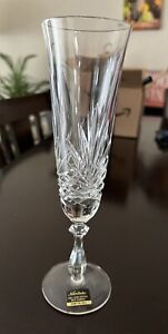 Noritake Hampton Hall Crystal Champagne Glasses Set of 8, NEW