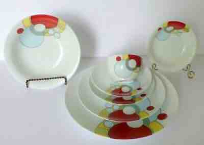 Frank Lloyd Wright NORITAKE China Oak Park Collection 1979 Dinnerware Set 48 Pcs