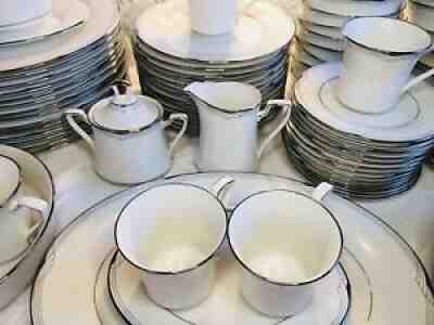 Noritake Sterling Cove 104 Pc China Dinnerware Service For 14 5 Pc Setting + Ext