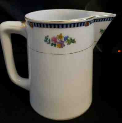 Vintage Noritake Sheridan 1920s Medium Water Juice Pitcher Flowers Rare