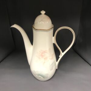 NORITAKE GARDEN EMPRESS 9741 COFFEE POT IN  AND A  VERY RARE FIND