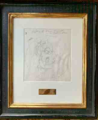 NORMAN ROCKWELL SIGNED ORIGINAL DRAWING! Pencil Study of :