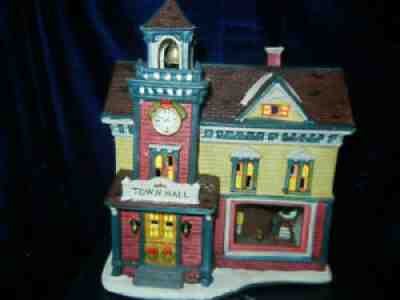 NORMAN ROCKWELL * MARRIAGE LICENSE * TOWN HALL * COLLECTOR EDT. CHRISTMAS HOUSE