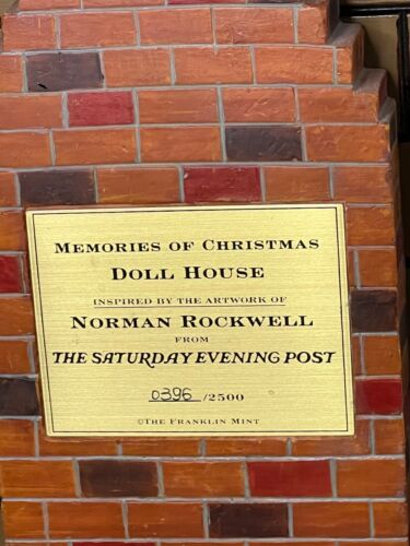 Memories of Christmas Doll House - Norman Rockwell