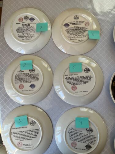 30 Norman Rockwell plates with certificates