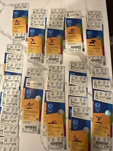 2004 Athens Olympics SET of 130 UNUSED Tickets for Different Sports Events