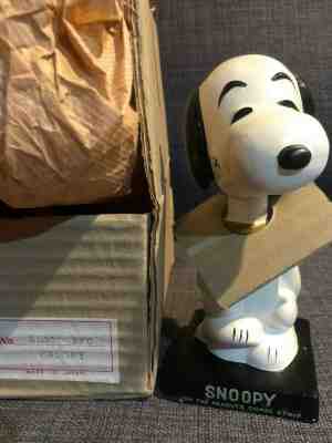 Vintage 1960's Lego Japan Snoopy Bobble Head Nodder Doll - Peanuts - Mint in Box