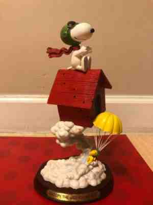 Snoopy, The WWI Flying Ace Danbury Limited Edition #758 Of 5,000 Rare