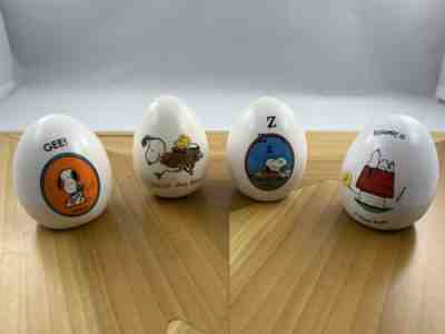 Peanuts Memorabilia Collectibles : Peanuts AVIVA CERAMIC EGGS