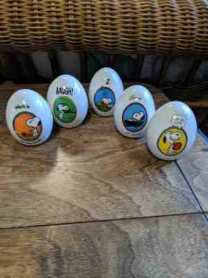 Peanuts Memorabilia Collectibles : Peanuts AVIVA CERAMIC EGGS