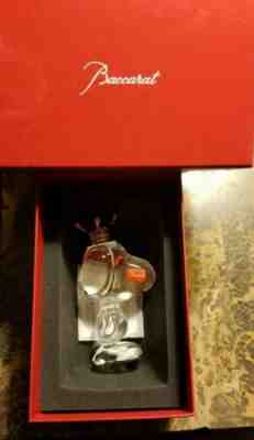 Baccarat Crown King Snoopy Crystal Glass Figure doll Peanuts Ornamen NEW