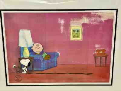 Charlie Brown Peanuts Film Gallery Bill Melendez CEL  “Why Charlie Brown, Why” 