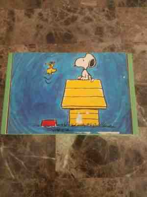RARE 1971 ANRI REUGE UNITED FEATURES SNOOPY AND WOODSTOCK WORKING MUSIC BOX