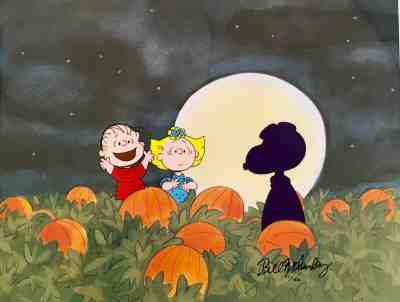 Peanuts Animation Cel Snoopy The Great Pumpkin Charlie Brown Rises Bill Melendez