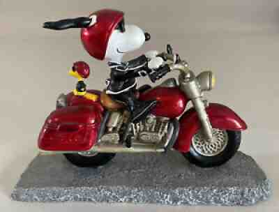 Snoopy Joe Cool And Woodstock On Motorcycle Super Awesome Fun Westland 8224