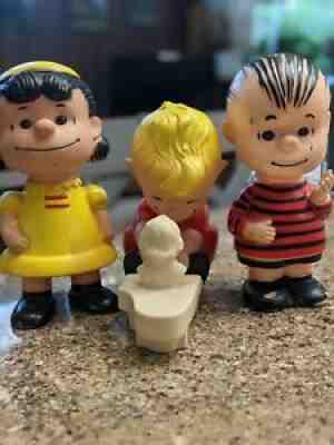 Vintage Peanuts Characters Toys Linus Schroeder Lucy ~1959