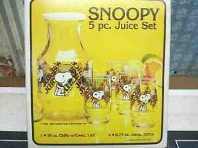 Vintage Snoopy juice glass