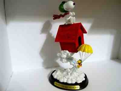 SNOOPY PEANUTS CHARLIE BROWN DANBURY MINT WWI FLYING ACE LARGE FIGURINE 2006