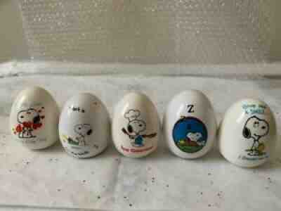 Peanuts Memorabilia Collectibles : Peanuts AVIVA CERAMIC EGGS