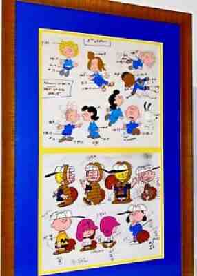 Peanuts Cel It's Spring Training Charlie Brown Original Animation Art Model Cell