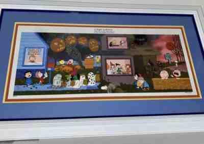 Peanuts Animation Cel A Night To Believe 50th Anniversary It's The Great Pumpkin