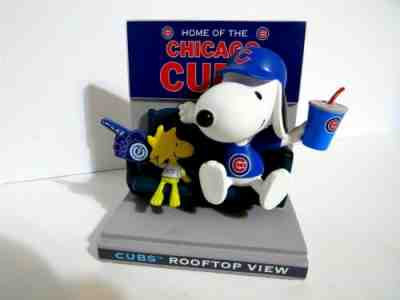 PEANUTS Snoopy Chicago Cubs Fan-itude Hand-Painted MLB Figurine Collection