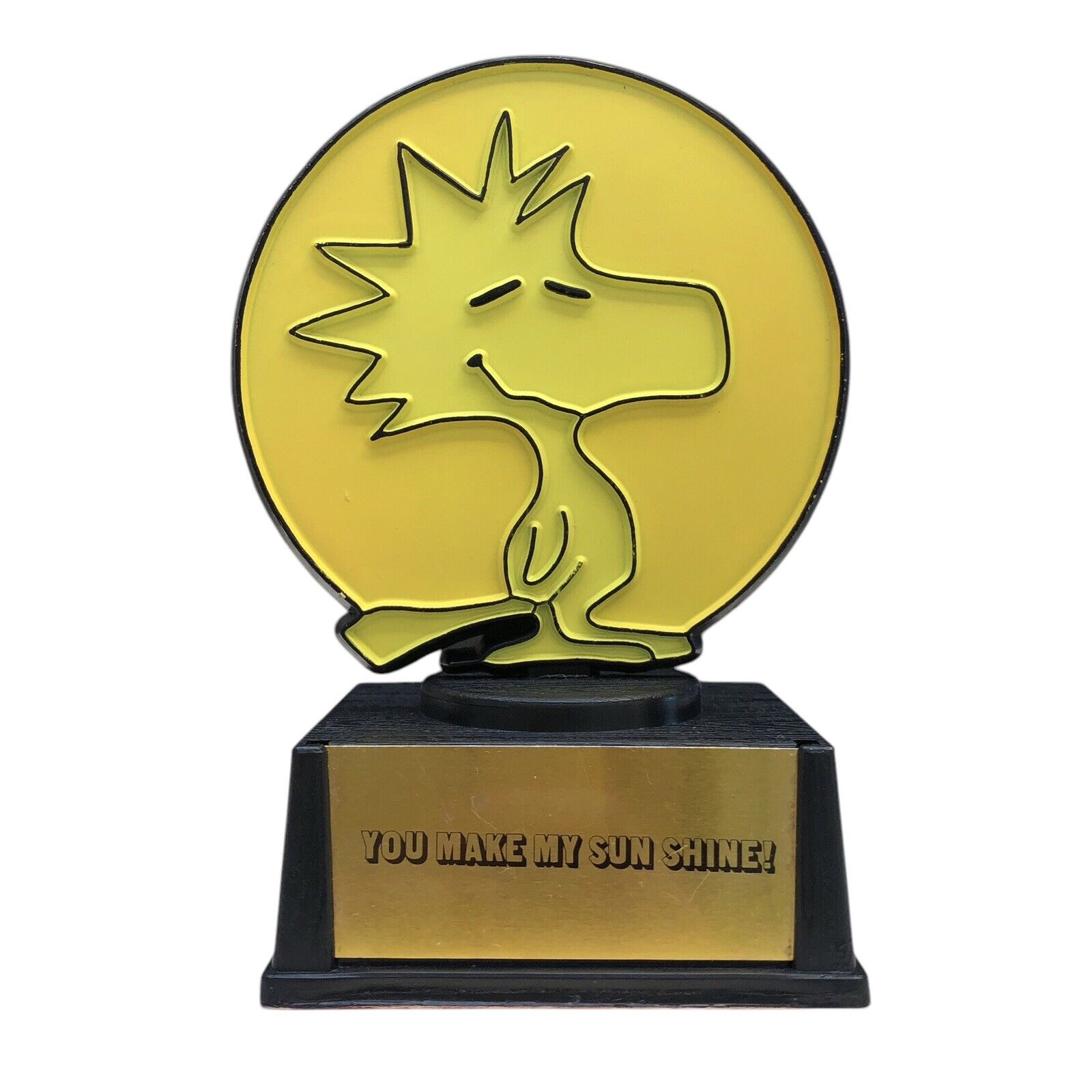 WOODSTOCK 1972 PEANUTS TROPHY - Charlie Brown Snoopy Vintage Bird Figurine VTG