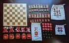 Snoopy/Peanuts Chess, Checkers, Tic-Tac-Toe full complete set, Wooden Hallmark