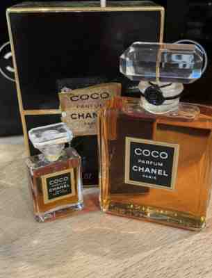 VINTAGE CHANEL COCO PARFUM 1oz plus Mini 1.5ml