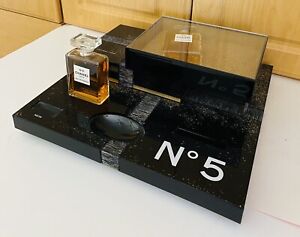 2 CHANEL FACTICE PLUS TRAY / VANITY / SHELVE PERFUME DISPLAY