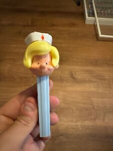 Nurse blonde hair vintage pez no feet