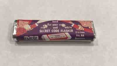 Vintage Pez Candy Pack - Secret Code Flasher